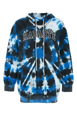 Rodarte Radarte Tie Dye Hoodie Dress With Rhinestone Necklace Sale