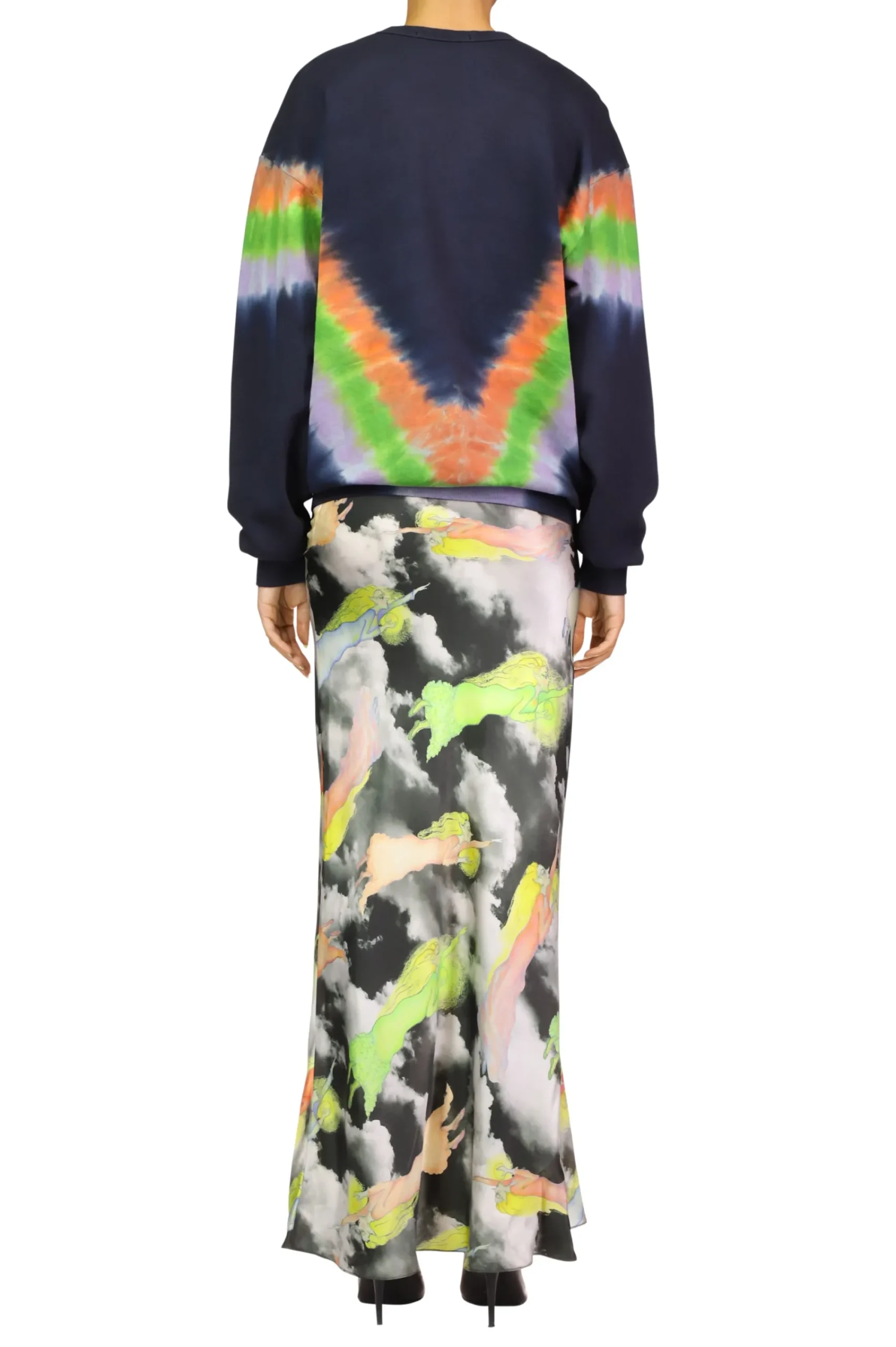 Rodarte Tie Dye Fairy Print Radarte Sweatshirt New