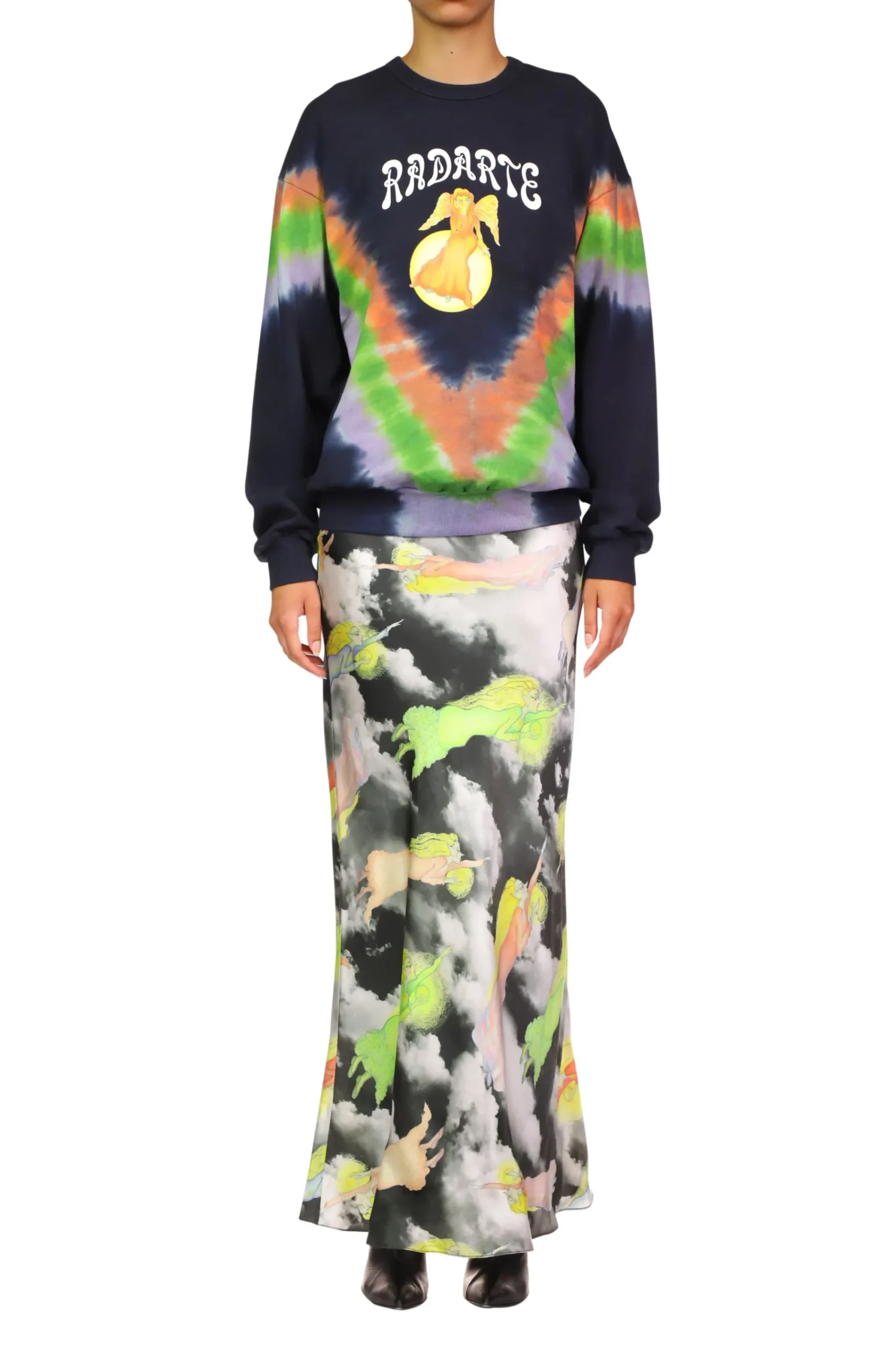 Rodarte Tie Dye Fairy Print Radarte Sweatshirt Online